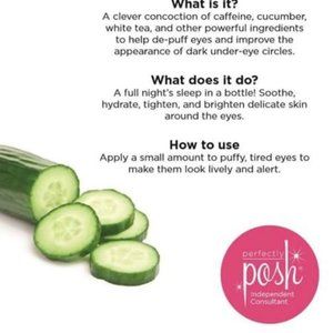 Perfectly Posh Skincare - Perfectly Posh Impish Eyes Depuffing Eye Serum Perfectly Posh Skincare - Perfectly Posh Impish Eyes Depuffing Eye Serum